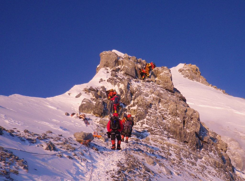 Approaching the 3rd rock step