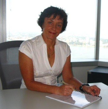 Margaret on the summit of Everest in 2011.