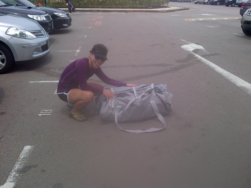 'The Divorce Machine' all packed up in 15 minutes flat fits into this fairly small bundle.