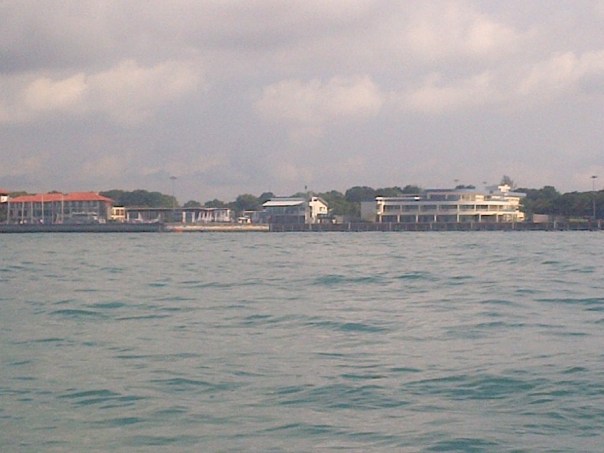 The red colored roof of the SAY Yacht club in the distance was a welcome sight.
