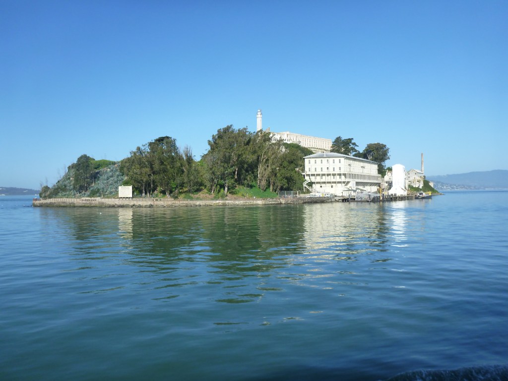 Alcatraz Island - we had a beautiful day with hardly any wind.  The island is so much more beautiful than I thought in  terms of scenery and nice views.