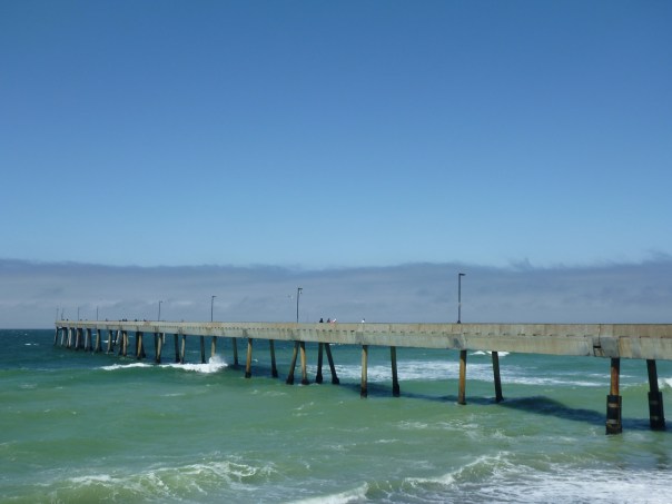 Sharp Park Pier - very windy walk but nice views.