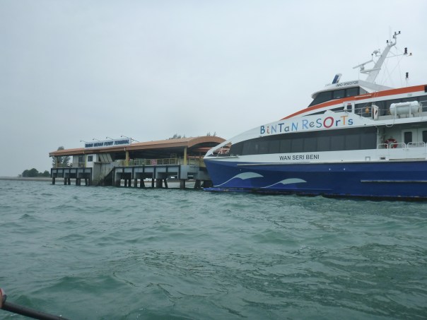 Passing the Tanah Merah Ferry Terminal