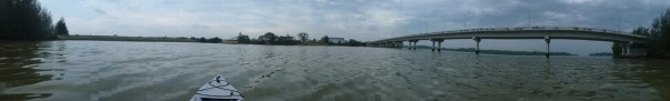 A panorama showing Seletar North Link bridge