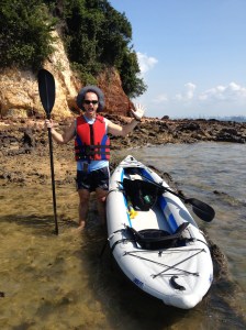 Because of the low tide we could land on Pulau Jong, its  a lovely peaceful little uninhabited island.
