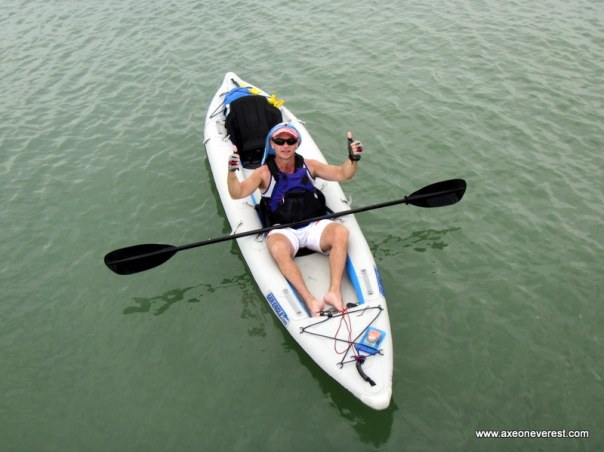 Finally arriving at the jetty at Tanjung Piai.