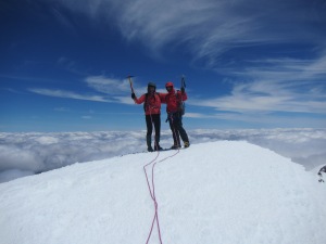 On Top Of Ruapehu, the highest point known as Tahurangi Peak