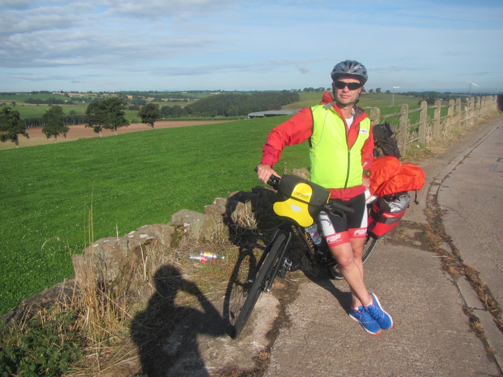 A nice sunny day as peddle through Yorkshire