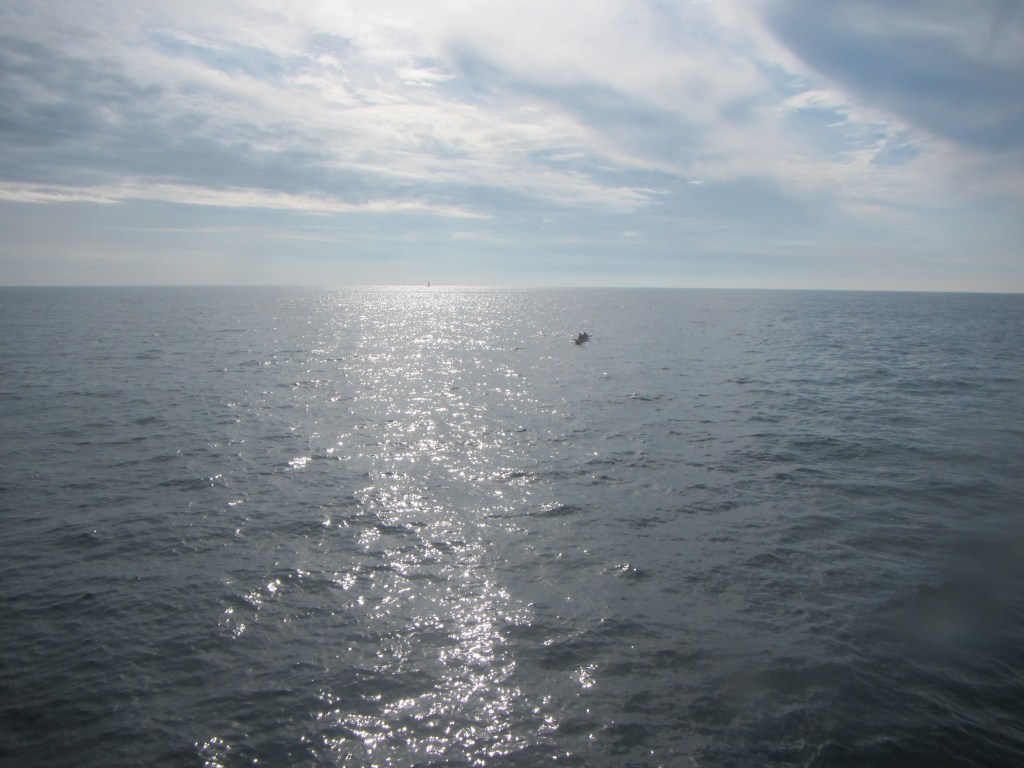 Getting closer to Boulogne Harbor in France