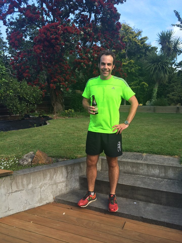 A happy Dave - on day 365, after the 365th continuous run!