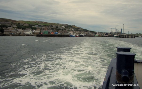 View of Stromness from the ferry